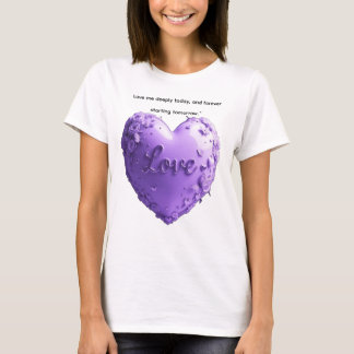 AlexDizaine "Amor Eterno" Camiseta de Corazón Lava