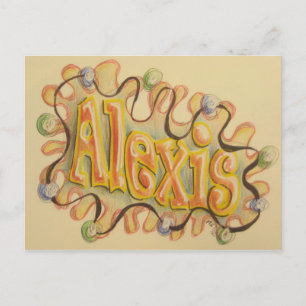 Alexis - tarjeta de nombre