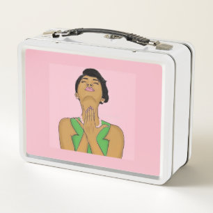 Alfa Kappa Alpha Ivy y and Pearls Lunch Box