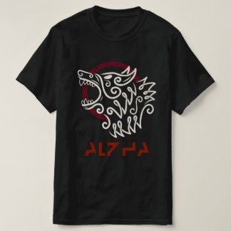 Alfa Wolf de camiseta