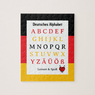 Alfabeto Alemán Aprender y Diversión Puzzle