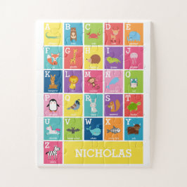 Alfabeto animal | Rompecabezas de los niños alfabe