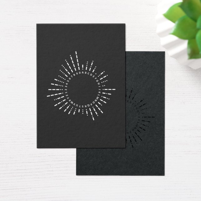 Alfabeto de código Morse (Escritorio)