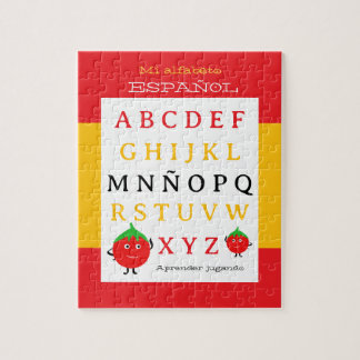 Alfabeto Español Rompecabezas para Niños Tomates L
