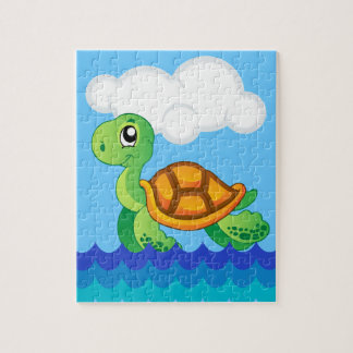 Alfabeto T para el rompecabezas de la tortuga