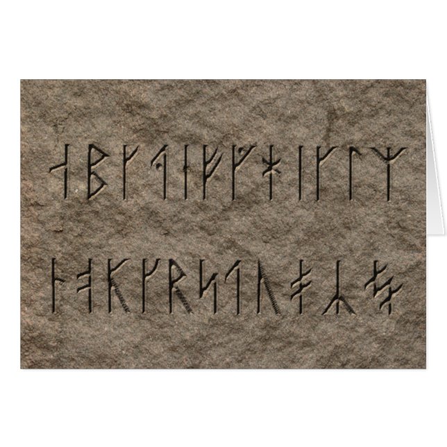 Alfabeto viking (Anverso (Horizontal))