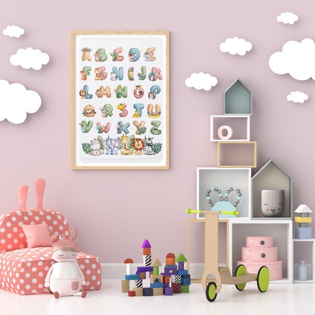 Alfabetos temáticos de la jungla Decoración de la  (Subido por el creador)