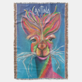 alfaca Cantina manta de algodón