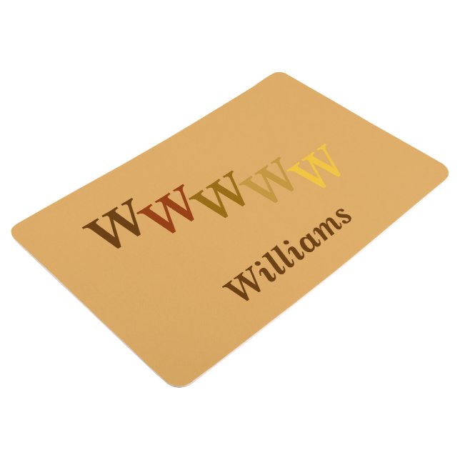 Alfombra Alfombrilla de auto - iniciales caminadas con (3/4)