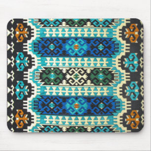 Alfombra antiturca kilim alfombra azul verde