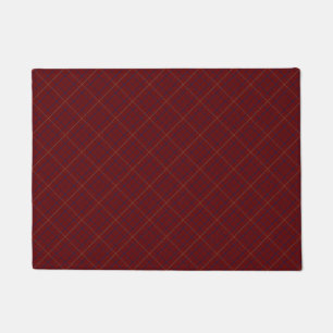 Alfombra Brooks Maroon Blue Gold Tattersall