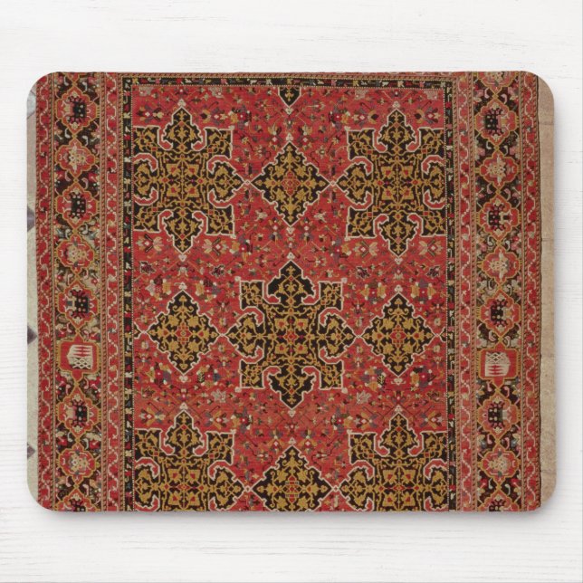Alfombra de Anatolia de Ushak de la estrella, 1585 (Frente)
