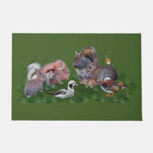 Alfombra de Animales del Bosque