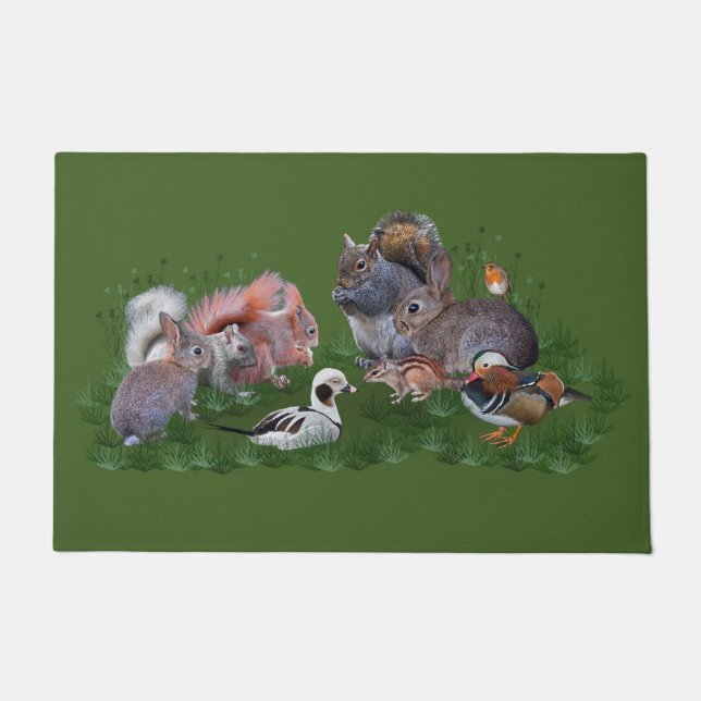 Alfombra de Animales del Bosque (Anverso)