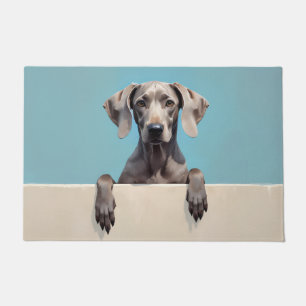 Alfombra de Arte de Perro Weimaraner