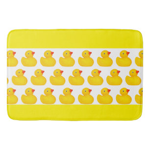 Alfombra de baño amarilla patito de goma