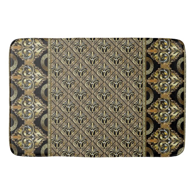 Alfombra de baño Art Deco Gold (Anverso)