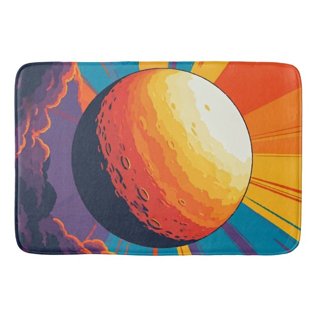Alfombra de baño Atardecer Celestial (Anverso)