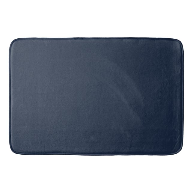 Alfombra de baño azul medianoche (Anverso)