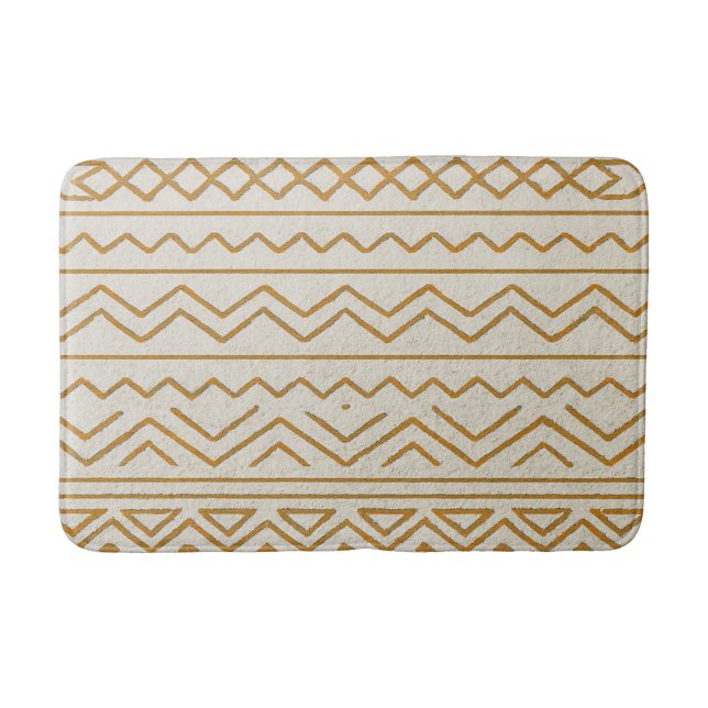 Alfombra de baño bohemio moderno (Anverso)