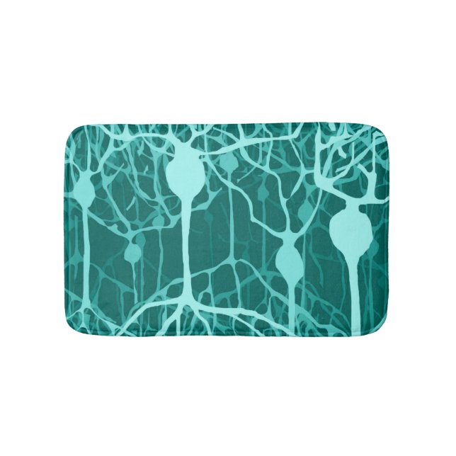 Alfombra de baño Bosque de Neuronas (Anverso)