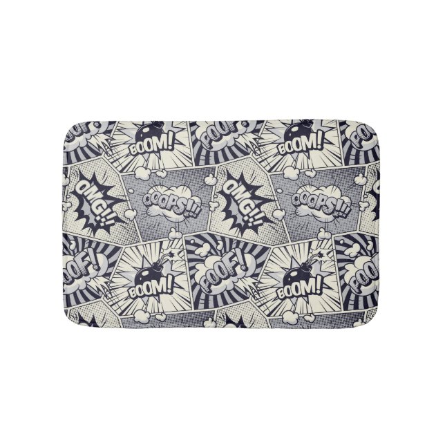 Alfombra de baño con bocadillo de cómic (Anverso)