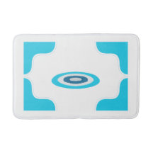 Alfombra de baño con borde de agua tranquila