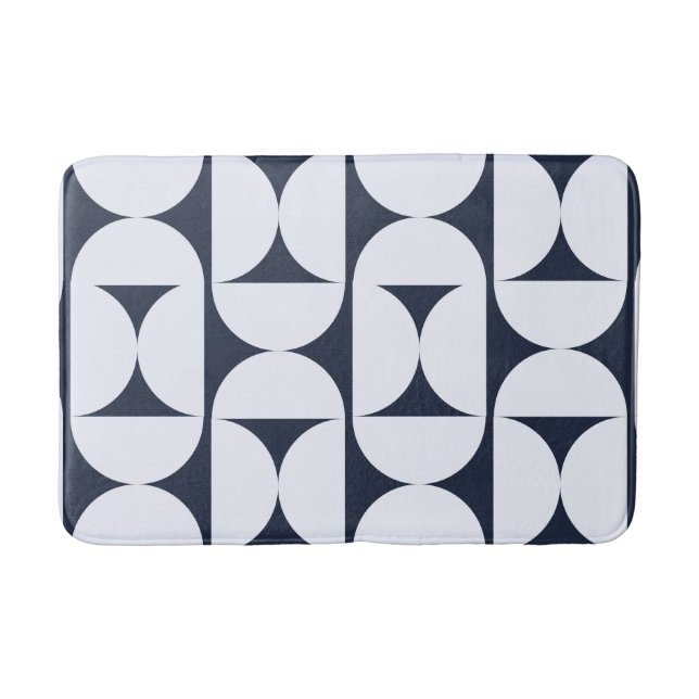 Alfombra de baño con estampado de arco geométrico  (Anverso)