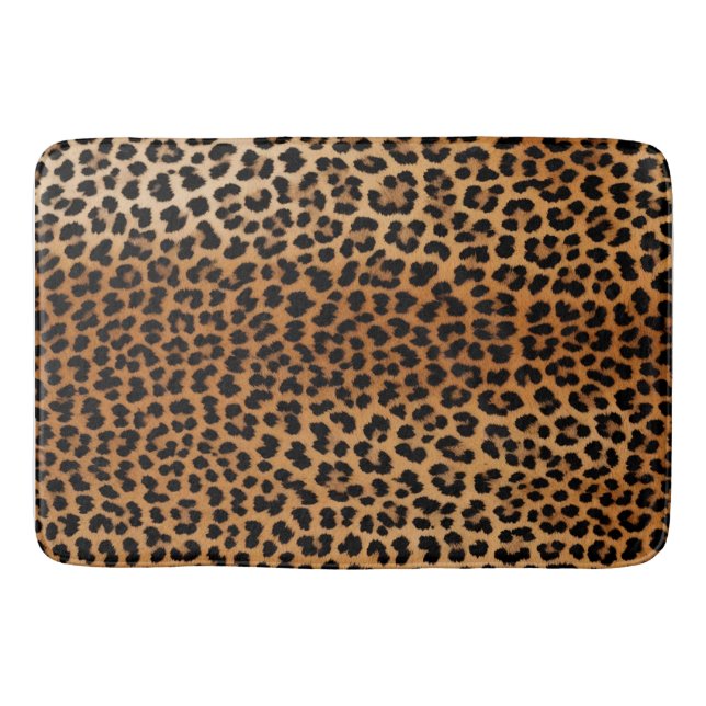 Alfombra de baño con estampado de leopardo Chic Gl (Anverso)