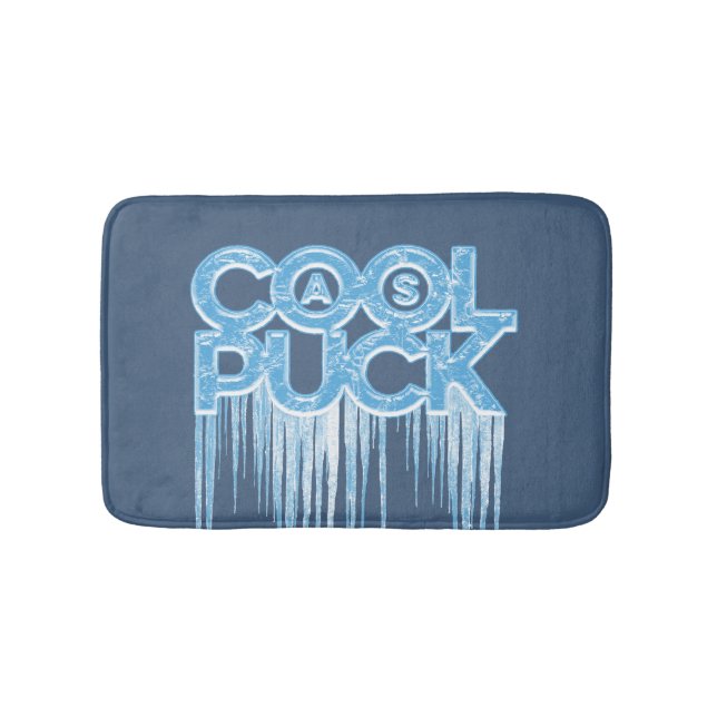 Alfombra de baño Cool As Puck (Anverso)