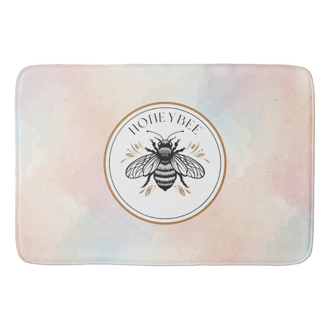 Alfombra de baño de abeja melífera (Anverso)