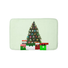 Alfombra de baño de árbol de Navidad