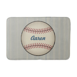 Alfombra de baño de béisbol para baño personalizad