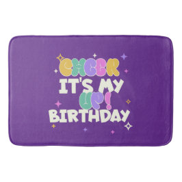 ALFOMBRA DE BAÑO DE CUMPLEAÑOS ÁNIMO 