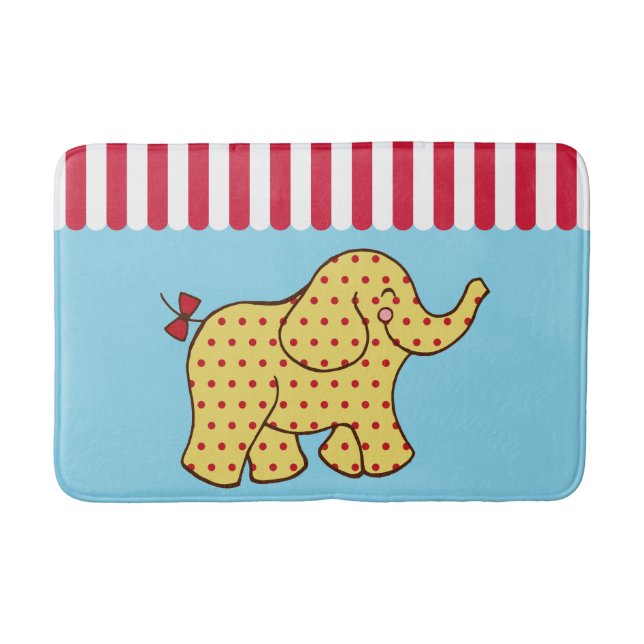 Alfombra de baño de elefante de circo (Anverso)
