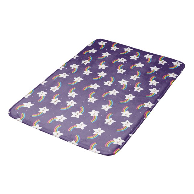 Alfombra de baño de estrellas de arcoíris (Angular)