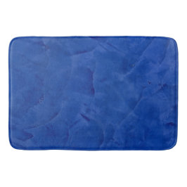 Alfombra de baño de falso yeso azul toscano de luj