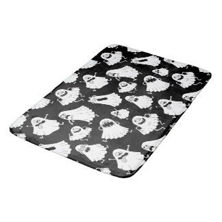 Alfombra de baño de fantasmas tontos