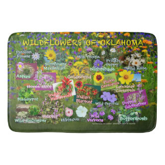 alfombra de baño de flores silvestres 26