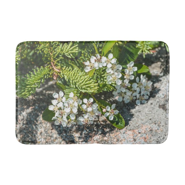 Alfombra de baño de flores silvestres de la costa  (Anverso)