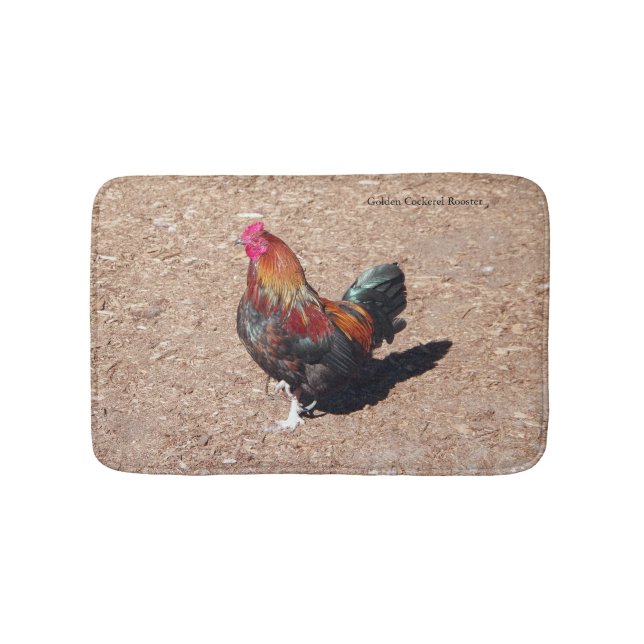 alfombra de baño de Gallo Dorado (Anverso)