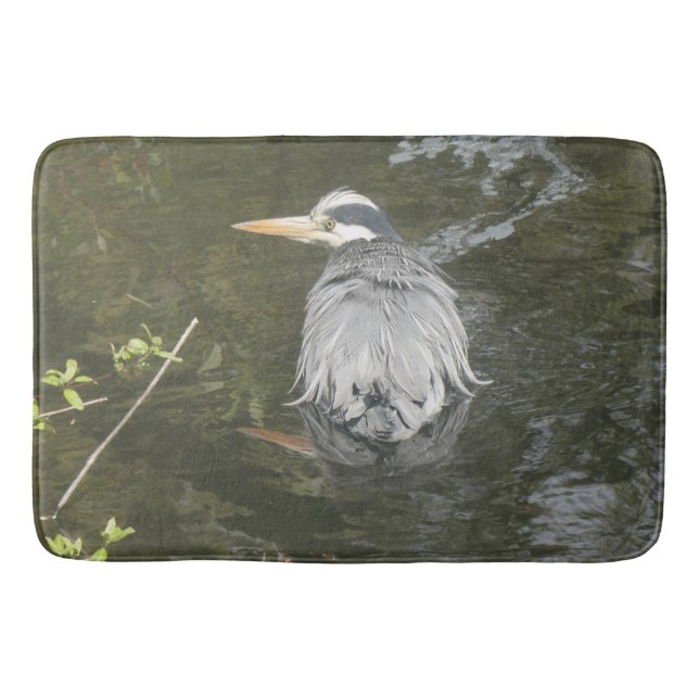 Alfombra de baño de Garza Gris (Anverso)
