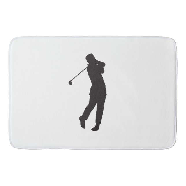 Alfombra de baño de golfista (Anverso)