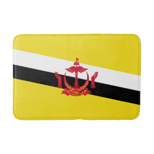 Alfombra de baño de la bandera patriótica de Bruné
