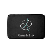 Alfombra de baño de la constelación zodiacal Cánce