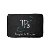 Alfombra de baño de la constelación zodiacal Escor