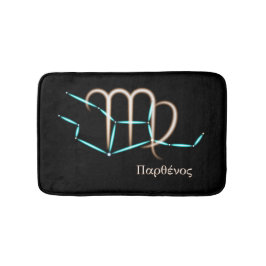 Alfombra de baño de la constelación zodiacal Virgo