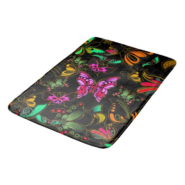 Alfombra de baño de mariposas (Angular)