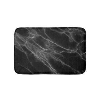 Alfombra de baño de mármol negro