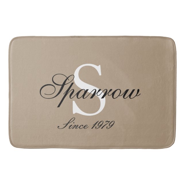 Alfombra de baño de Mongram (Anverso)